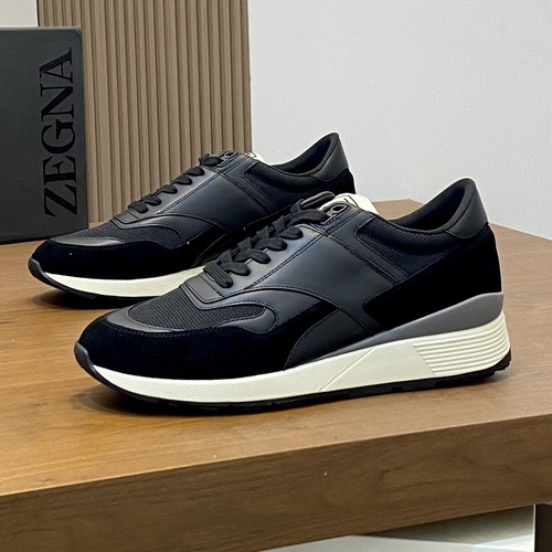 ZEGNA Triple Stitch Monte 제냐 2026 트리플 스티치 몬테 남성 스니커즈 블랙