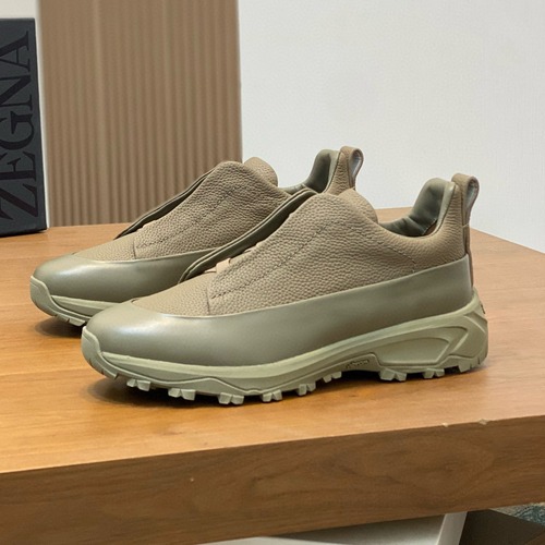 ZEGNA Triple Stitch™ Monte Low Sneakers 제냐 2016 트리플 스티치 몬테 로우탑 캐주얼 스니커즈 베이지