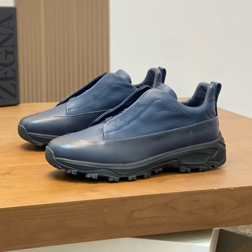 ZEGNA Triple Stitch™ Monte Low Sneakers 제냐 2016 트리플 스티치 몬테 로우탑 캐주얼 스니커즈 네이비