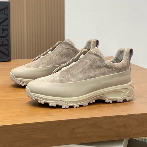 ZEGNA Triple Stitch™ Monte Low Sneakers 제냐 2016 트리플 스티치 몬테 로우탑 캐주얼 스니커즈 카키 베이지