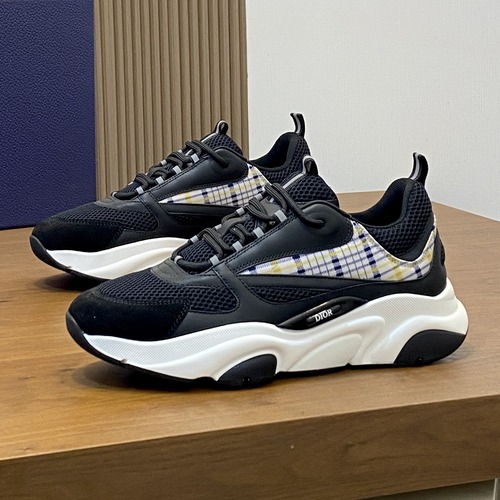 Dior B22 Sneakers 디올 B22 남성 스니커즈 체크 블랙
