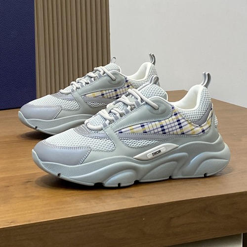 Dior B22 Sneakers 디올 B22 남성 스니커즈 체크 그레이