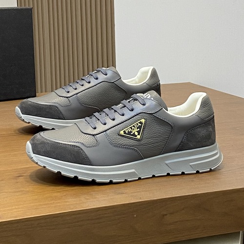 Prada Milano Panel Sneakers 프라다 밀라노 남성 패널 스니커즈 그레이