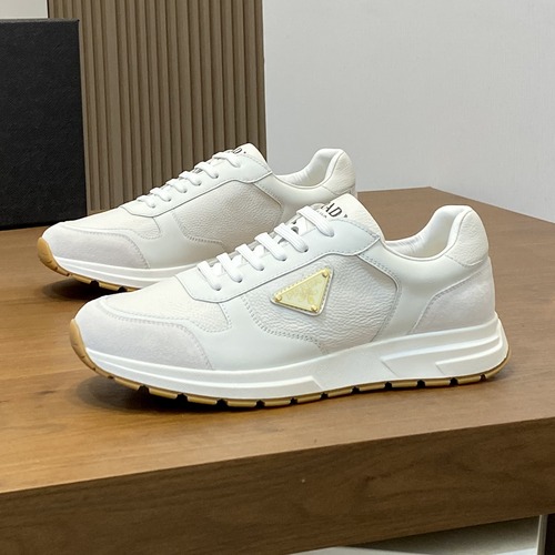 Prada Milano Panel Sneakers 프라다 밀라노 남성 패널 스니커즈 화이트