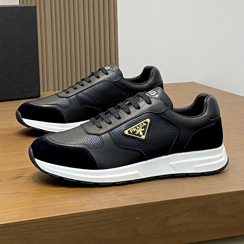 Prada Milano Panel Sneakers 프라다 밀라노 남성 패널 스니커즈 블랙&화이트