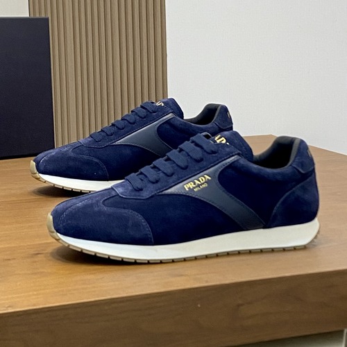 Prada Milano Men’s Casual Sneakers 프라다 밀라노 남성 캐주얼 네이비 스니커즈 (로우컷 스포츠 스니커즈)