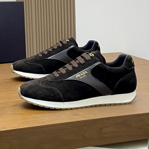 Prada Milano Men’s Casual Sneakers 프라다 밀라노 남성 캐주얼 초콜릿브라운 스니커즈 (로우컷 스포츠 스니커즈)