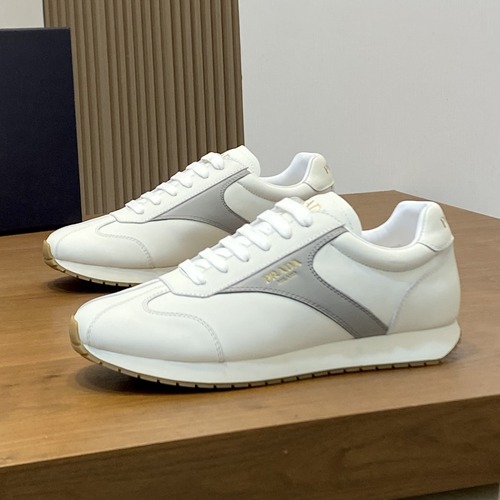 Prada Milano Men’s Casual Sneakers 프라다 밀라노 남성 캐주얼 화이트 스니커즈 (로우컷 스포츠 스니커즈)