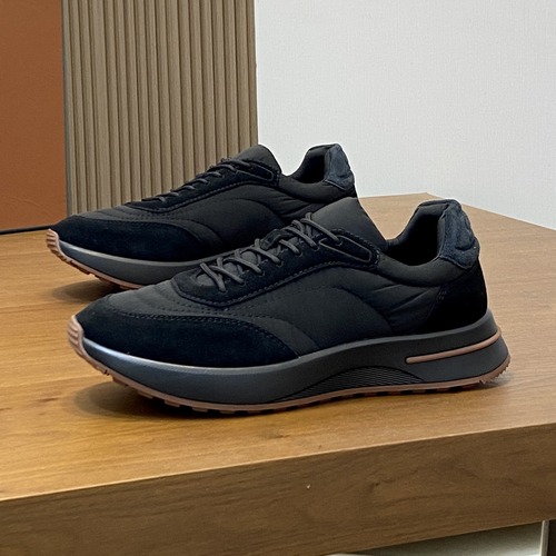 Loro Piana Men’s Casual Sneakers 로로피아나 남성 캐주얼 스니커즈 (로우컷 데일리 슈즈) 블렉