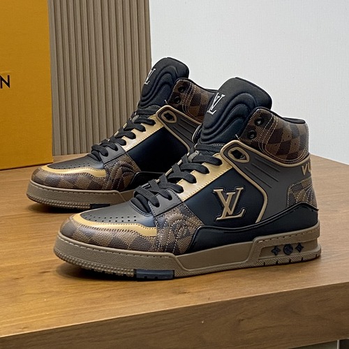 Louis Vuitton Rivoli High-Top Sneakers 루이비통 리볼리 하이탑 스니커즈 (남성) 다미에브라운