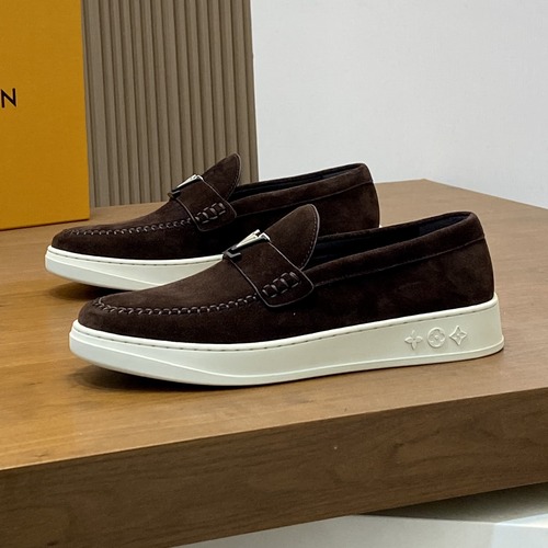 Louis Vuitton Monogram Suede Loafer 루이비통 모노그램 스웨이드 남성 로퍼