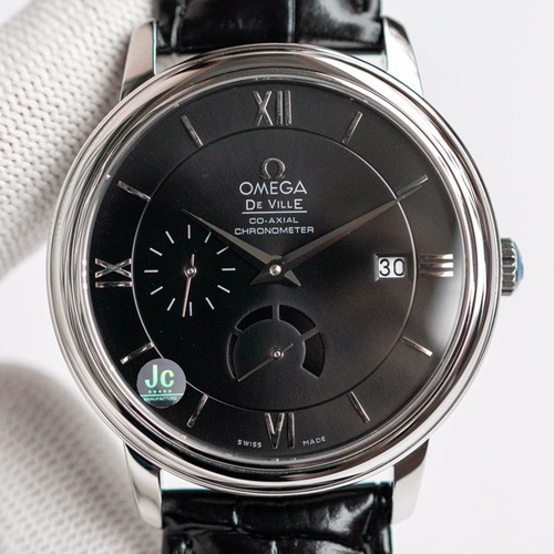 OMEGA De Ville Prestige 오메가 드 빌 프레스티지 파워리저브 오토매틱 39.5mm 블랙/블루 다이얼