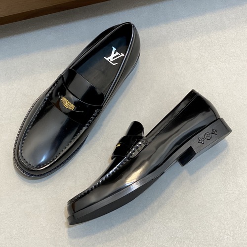 Louis Vuitton LV Glove Black Leather Loafer 루이비통 LV 글러브 블랙 레더 남성로퍼