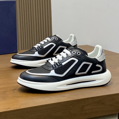 Dior 디올 B27 로우탑 남성 스니커즈 블랙&화이트