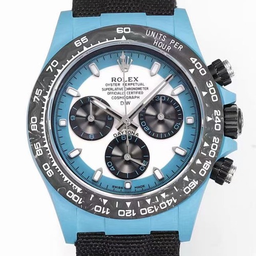 Rolex Daytona Carbon Fibre Luminous Case TW Factory 롤렉스 데이토나 카본 파이버 루미너스 블루 케이스 화이트 다이얼