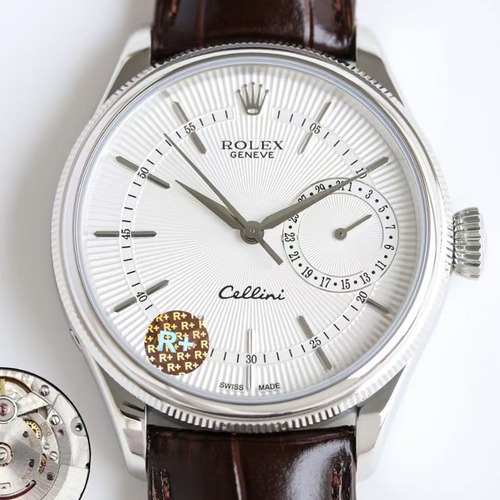 Rolex Cellini Date 39mm Automatic Watch 롤렉스 셀리니 데이트 39mm 오토매틱 실버베젤 화이트다이얼
