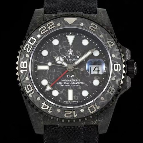 DIW Rolex GMT-Master II V3 Carbon Edition Automatic Watch DIW 롤렉스 GMT-마스터 II V3 카본 블랙 에디션 오토매틱