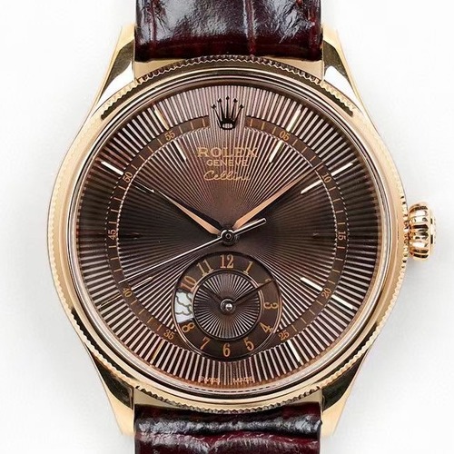 Rolex Cellini Time GMT 39 EW Factory | 롤렉스 첼리니 타임 GMT 39 EW 팩토리 브라운다이얼