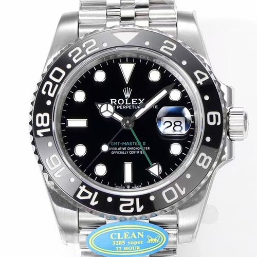 Rolex GMT-Master II Black & Grey Bruce Wayne Jubilee 롤렉스 GMT 마스터 II 블랙 그레이 브루스웨인 쥬빌리 40mm