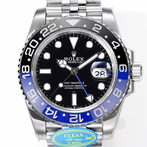 Rolex GMT-Master II Black & Grey Bruce Wayne Jubilee 롤렉스 GMT 마스터 II 블랙 블루 브루스웨인 쥬빌리 40mm