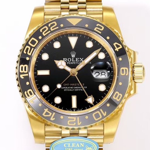 Rolex GMT-Master II Gold & Black Jubilee 롤렉스 GMT 마스터 II 골드 블랙 브루스웨인 쥬빌리