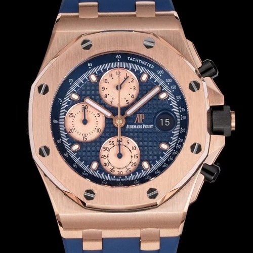 Audemars Piguet Royal Oak Chronograph 오데마 피게 로열 오크 크로노그래프 26238 골드네이비