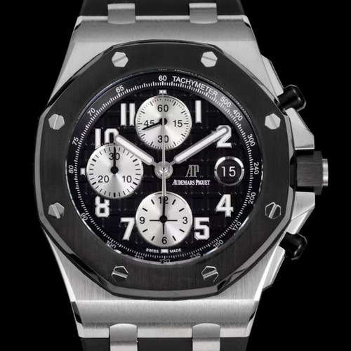 Audemars Piguet Royal Oak Chronograph 오데마 피게 로열 오크 크로노그래프 26238 실버블랙