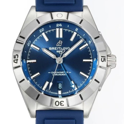 BREITLING Chronomat Automatic GMT 40 브라이틀링 크로노맷 오토매틱 GMT 40 실버블루