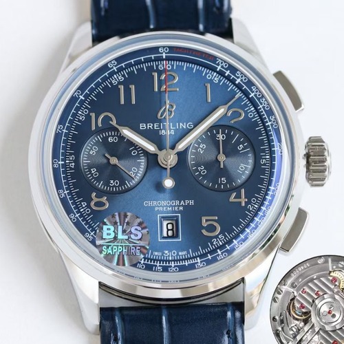 BREITLING Premier B01 Chronograph 42 브라이틀링 프리미어 B01 크로노그래프 42mm 블루다이얼