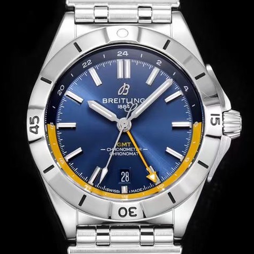 BREITLING Chronomat Automatic GMT 40 브라이틀링 크로노맷 오토매틱 GMT 40mm 블루옐루우엣지