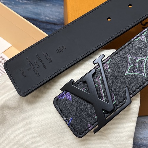 Louis Vuitton 루이비통 루이 비통 남성 무지개 모노그램 소가죽 벨트