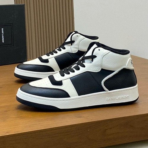 Saint Laurent 생로랑 SL/61 하이탑 가죽 스니커즈