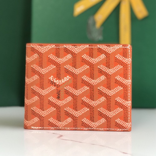 Goyard Saint-Sulpice Billfold Wallet 고야드 생쉴피스 반지갑 오렌지 11cm