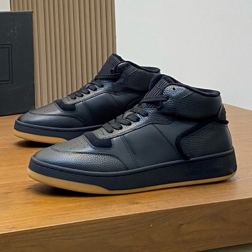 Saint Laurent 생로랑 SL/61 하이탑 가죽 스니커즈