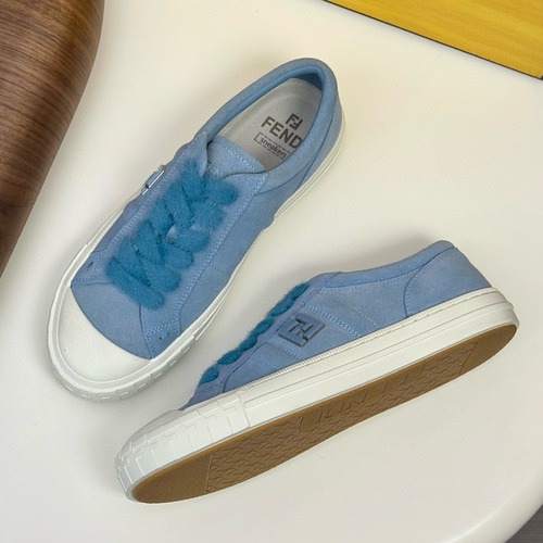 FENDI 펜디 Match 남성 레더 로우탑 스니커즈