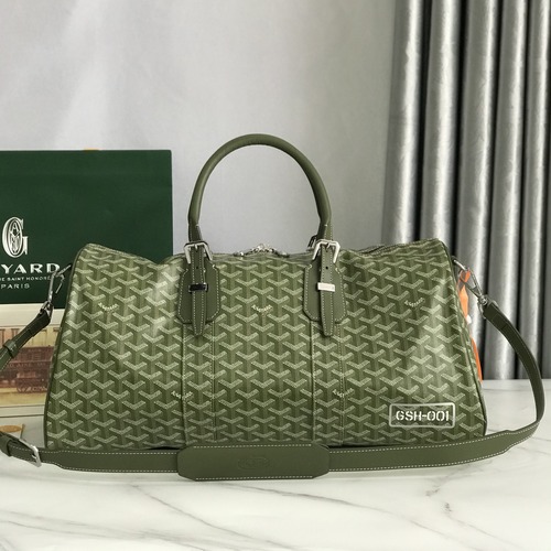 Goyard 고야드 Boston 45 카키그린 실버 보스턴백 여행가방