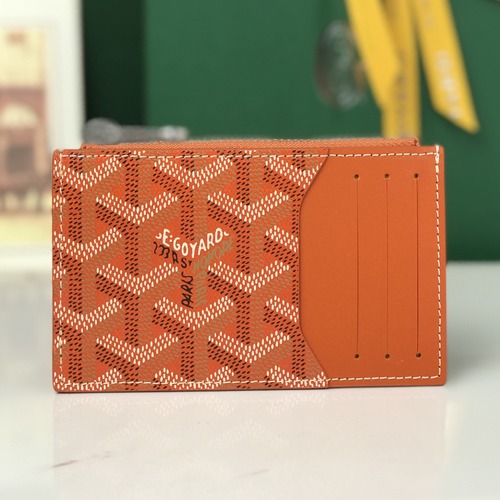 Goyard Bourbon Zipped Card Holder 고야드 버번 지퍼 카드홀더 오렌지 12.5cm