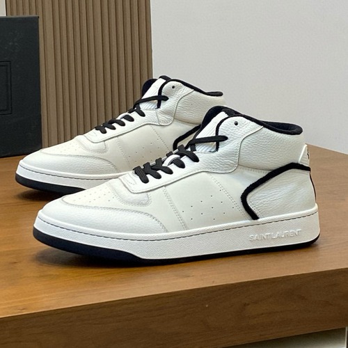 Saint Laurent 생로랑 SL/61 하이탑 가죽 스니커즈