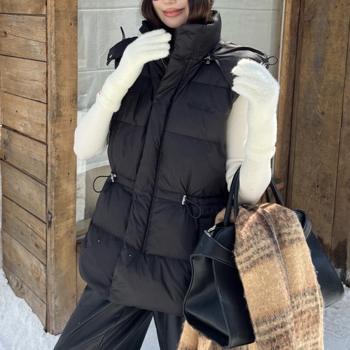 Loro Piana 로로피아나 여성 25FW 후드 다운 조끼 아우터