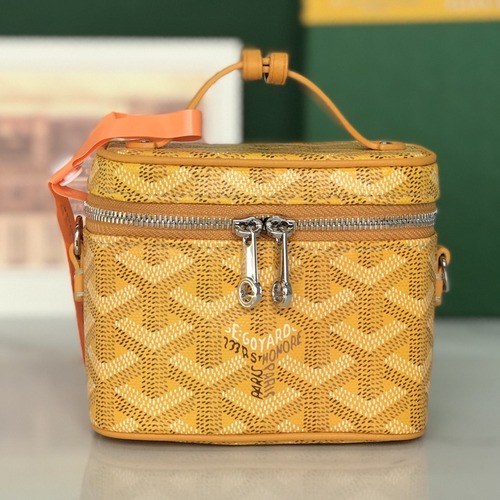 Goyard Muse Nano Mini Bag 고야드 뮤즈 나노 미니백 고야딘 캔버스 옐로우 16cm