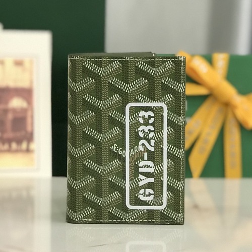 Goyard 고야드 Saint-Pierre 카드지갑 (카키그린 한정판)
