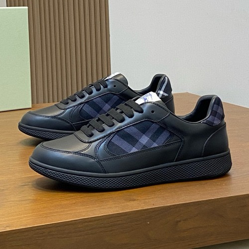 BURBERRY 버버리 체크 패턴 남성 스니커즈 (신상 블루 컬렉션)