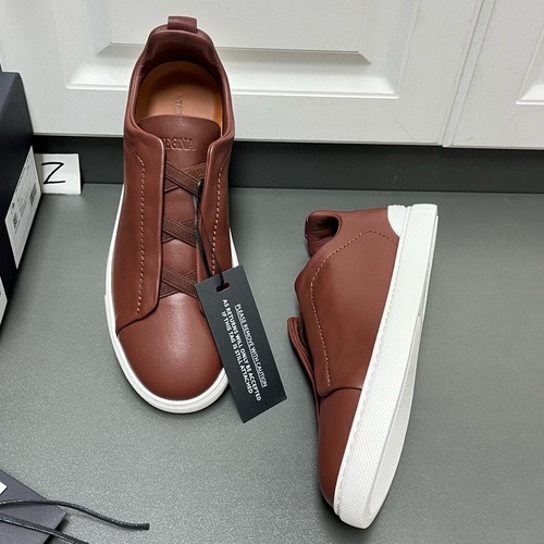 Ermenegildo Zegna 에르메네질도 제냐 TRIPLE STITCH™ SECONDSKIN 럭셔리 남성 스니커즈