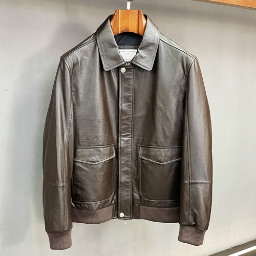 Brunello Cucinelli 브루넬로 쿠치넬리 2025 가을겨울 남성 양가죽 플라이트 자켓