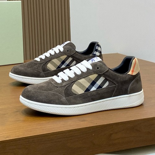 BURBERRY 버버리 체크 패턴 남성 스니커즈 (신상 블루 컬렉션)