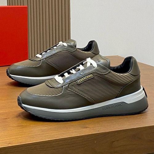 Ferragamo 페라가모 남성 가죽 스니커즈