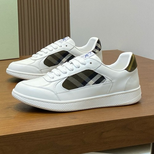 BURBERRY 버버리 체크 패턴 남성 스니커즈 (신상 블루 컬렉션)