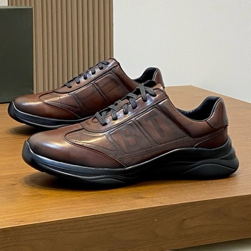 Berluti 벨루티 스크리토 로우탑 레더 스니커즈