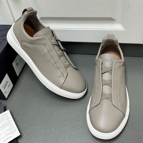 Ermenegildo Zegna 에르메네질도 제냐 TRIPLE STITCH™ SECONDSKIN 럭셔리 남성 스니커즈