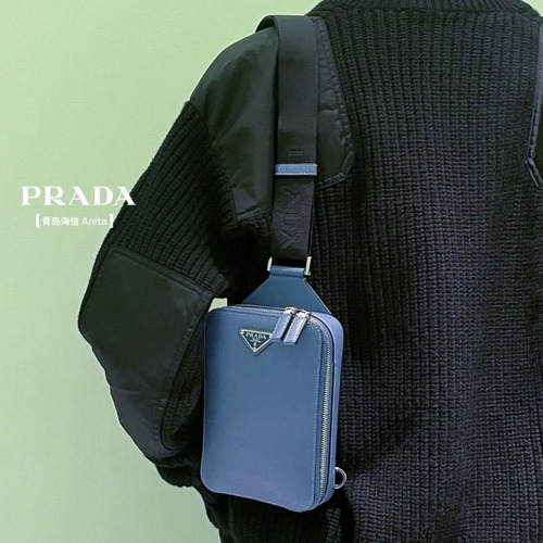 PRADA 프라다 FW2023 사피아노 가죽 크로스백